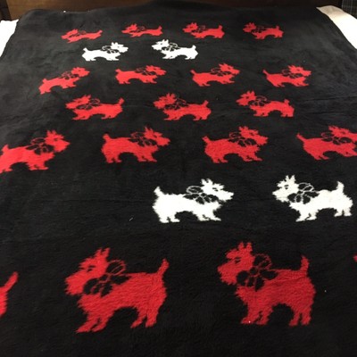 scottie dog throw blanket