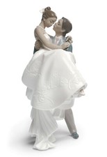 NEW LLADRO THE HAPPIEST DAY 9210 BRAND NIB GROOM BRIDE WEDDING BLACK SAVE  F/S
