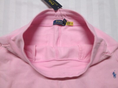 POLO RALPH LAUREN Men's Pink Cotton-Blend Fleece Sweat