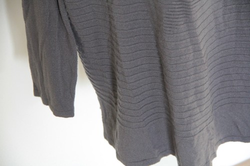 THOM by Thomas Rath grauer Pullover Gr. 46 Pulli langarm Streifen - Bild 3 von 6