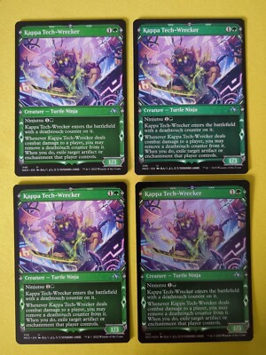 Kappa Tech-Wrecker - Kamigawa: Neon Dynasty - MTG (Set 4x SHOWCASE, 1x FOIL)