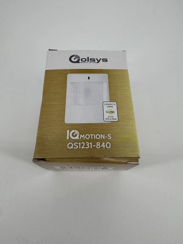 Brand New Qolsys QS1231-840 IQ Wireless PIR Motion Sensor, Interlogix Compatible