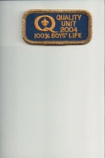 2004 Quality Unit 100% Boys' Life patch