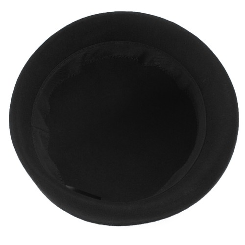 Womens Vintage Style 100% Wool Felt Beret Derby Plain Hat Millinery Craft A553 - Picture 48 of 50