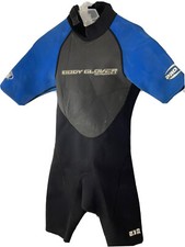 Body Glove Wetsuit Black Blue men's small Pro 2 2/1mm Short Sleeve