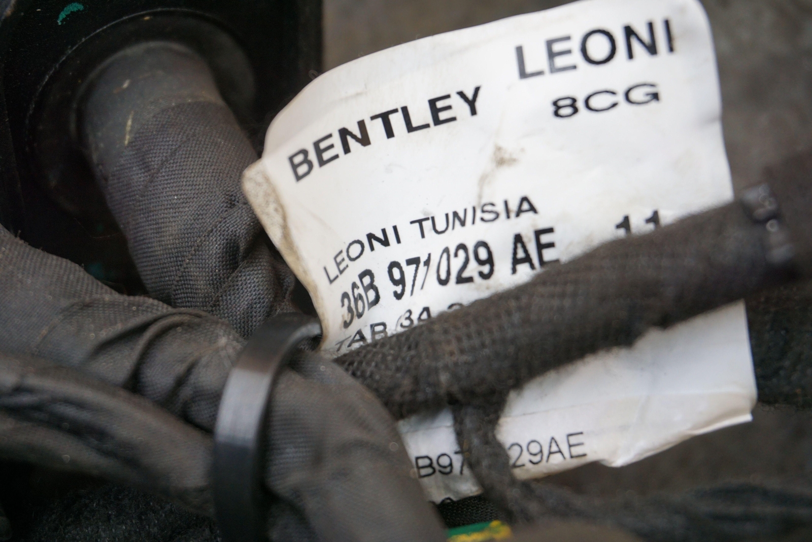 Front Left Driver Door Wire Wiring Harness Assembly 36B971029 Bentley Bentayga