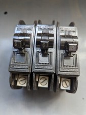 Lot of 3 Heinemann 0911 Circuit Breakers, 60A, 120/240VAC, 1 P