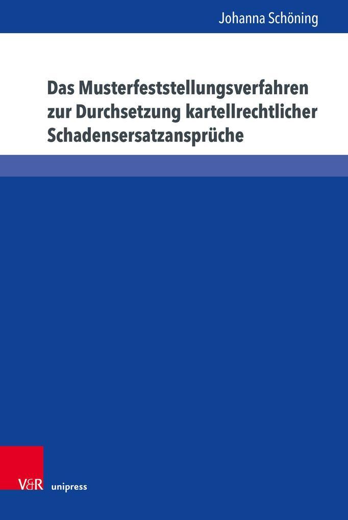 Thumbnail - Das Musterfeststellungsverfahren Zur Durchsetzung Kartellrechtlicher