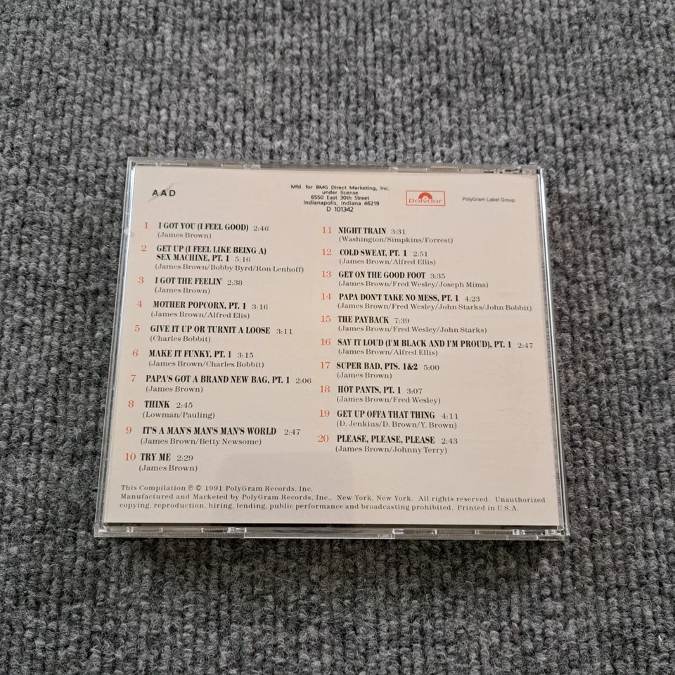 James Brown 20 All Time Greatest Hits! CD - Image 2 of 4