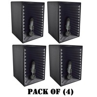 Lot Of (4) Pyle Psib27 Shield Isolation Filter Cube Sound Recording Booth Box on sale Lot Of (4) Pyle Psib27 Shield Isolation Filter Cube Sound Recording Booth Box on sale