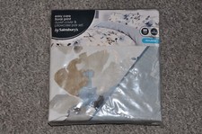 Sainsburys Floral Print Double Duvet & Pillow Case Set - Factory Sealed