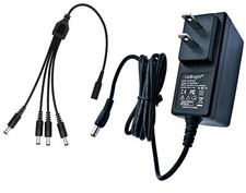 4-Way Splitter 12V 0.6A AC Adapter For HOIOTO ADS-48IN-12-4 12029E Power Supply