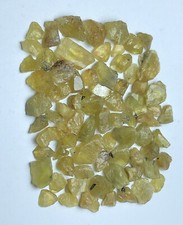 76 Carat Faceted Rough Quality Natural Sphene Crystal Lot From Pak LooseGemstone