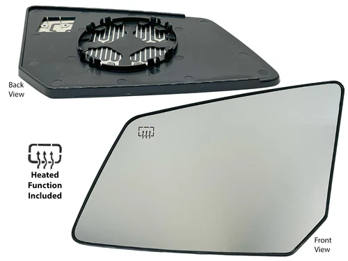 For Mirror Glass Heated Chevy 2009-2014 Traverse GM 2007-2013 Acadia Driver Side