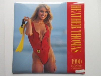 Heather Thomas 1990 Calendar 16 Month Edition NEW still sealed