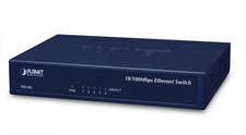 Planet FSD-503 5-P 10/100Mbps Fast Ethernet Switch, Metal E