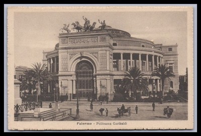 Ansichtskarte Palermo / Politeama Garibaldi - Italien