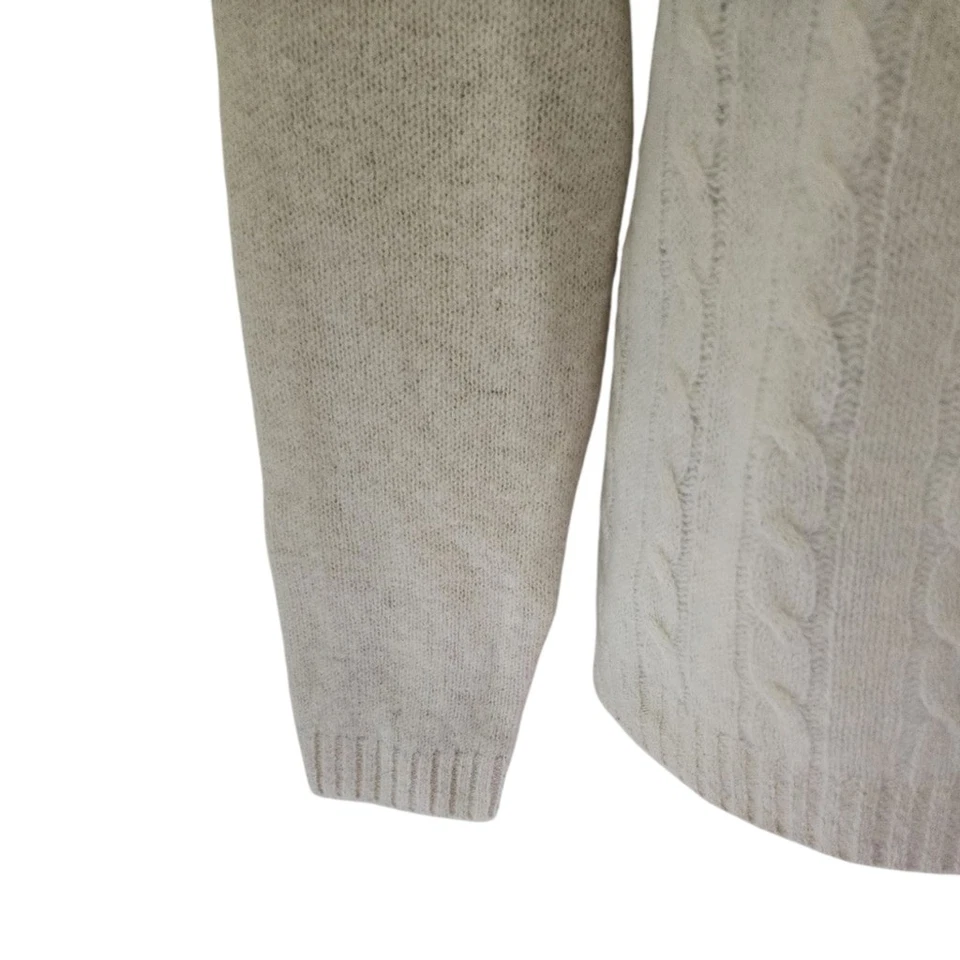 Suéter tejido con cable 100 % lana Shetland Line Of Trade - Para mujer Foto 2 de 4