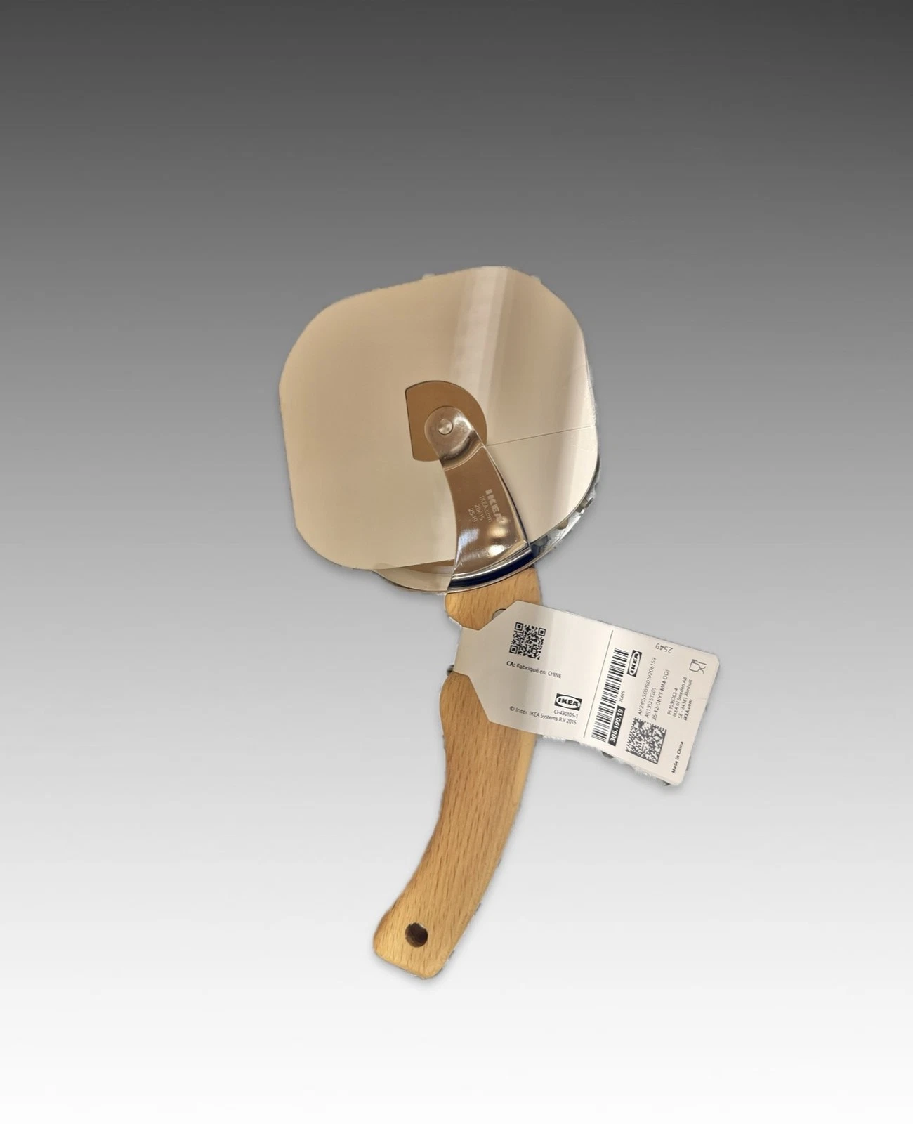 IKEA HAVSTULPAN Pizza Cutter Stainless Steel/beech 8 ¾" 306.190.19