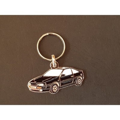 Schlüsselanhänger Profil Nissan 100NX, 100 NX Coupe NX-R NXR Sunny (schwarz)