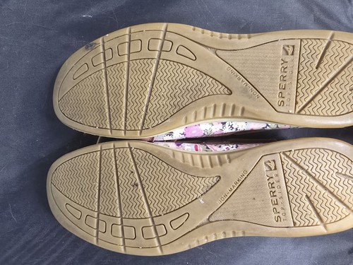Sperry Top Sider Womens Size 8 Authentic Floral Pattern Boat Style Shoes - Picture 9 of 10