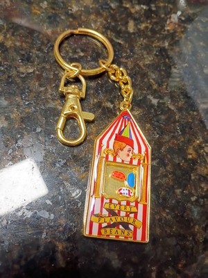 Bertie Botts Shaker Keychain Time Warner Gold EUC