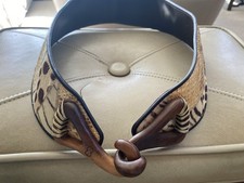 RARE- Vintage 1980-90s Safari Line ESCADA EXOTICS Patchwork Belt Size 40/US 10