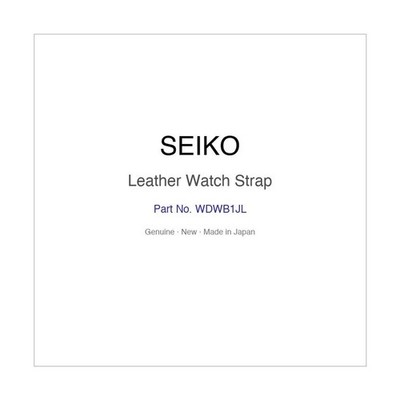SEIKO WDWB1JL Leather Watch Strap 0mm for SZSB024 Genuine Japan