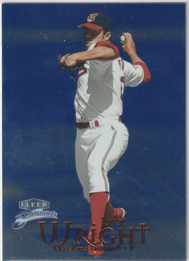 1999 Fleer Brilliants Blue #14B Jaret Wright