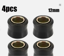 4PCS Motorcycle Rear Shock Absorber Rubber bushes Bike Spare Part 12mm