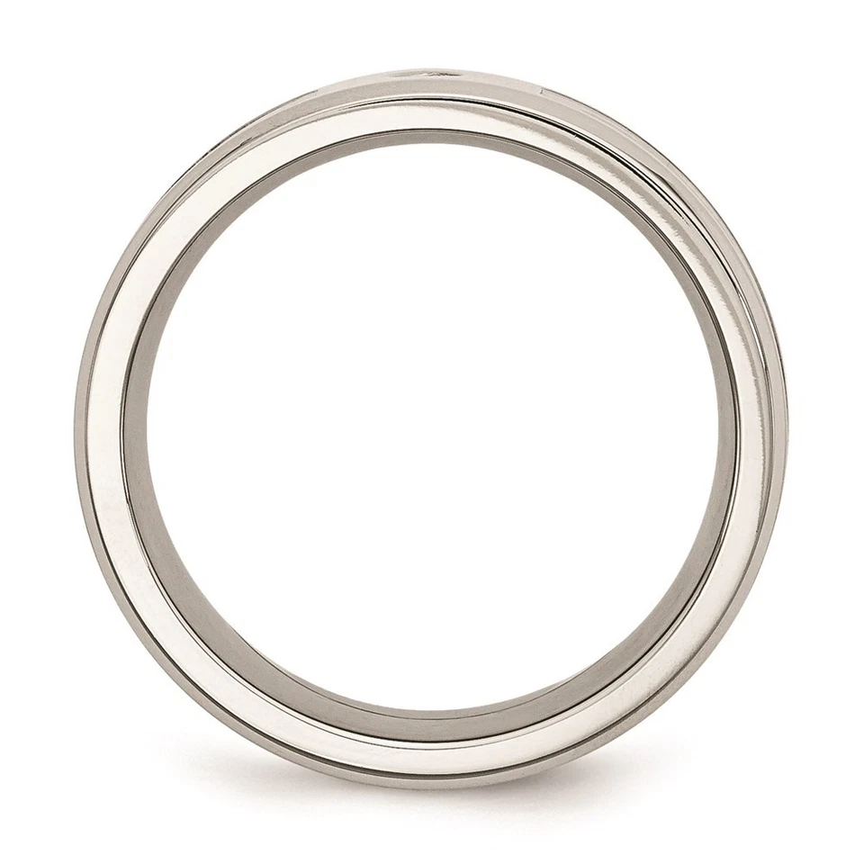 Cincel Banda Para Hombre Acero Inoxidable con Circonita Blanca Estampada Marrón Camuflaje Bajo Goma Foto 2 de 4