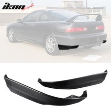 Fits 98-01 Acura Integra Hatchback 2pcs Rear Bumper Lip Apron Splitter Canard Pu