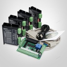 4 Axis DIY CNC Kit EMA2-040D15 Stepper Drivers For Nema 8, Nema 14
