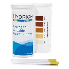 Hydrion Hp-750 Test, 100-750 Ppm Hydrogen Peroxide, Pk6