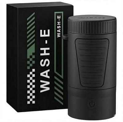 WASH-E Electric Golf Ball Washer   Motorized, Rechargeable, Perfect Golf Gift