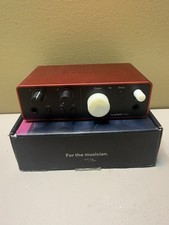 G Focusrite Scarlett Solo 4th Gen USB Audio Music Recording Interface