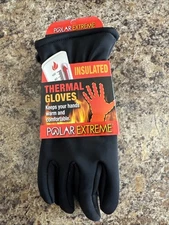 Polar Extreme Men’s Insulated Polar Extreme Gloves M/L  Black
