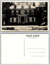 Postal de colección de Dexter Silvercraft President James Buchanan's Home Lancaster PA
