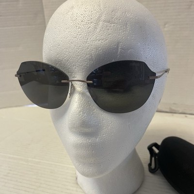 Women s Brown Round Butterfly SILHOUETTE TMA ICON 8158 75 8540 1-1RX Sunglasses 