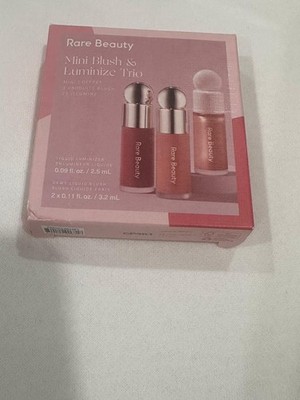 Rare Beauty Limited Edition Min Blush & Luminze Trio -Beloved -Virtue-Enliven