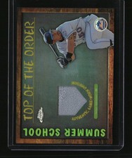 2002 ToppsChrome Refractor #TOC-BA Benny Agbayani Summer School Top of the Order