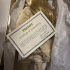 Seymour Mann Porcelain 17" Doll ~ Blonde Hair with Blue Eyes With Box And COA — photo 7