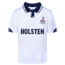 Image of Tottenham Hotspur 1991 FA Cup Final Retro Shirt 100% POLYESTER Men's