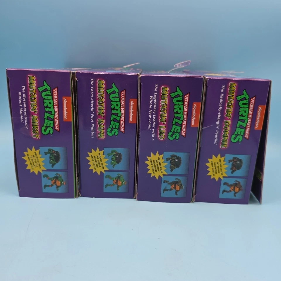 Lote de figuras de acción Teenage Mutant Ninja Turtles Mutating Leo/Raph/Mikey/Donnie Foto 3 de 4