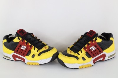 Vtg Y2K DC Shoes Skateboarding Mens 11 Aerotech Vented Skateboard Shoes Yellow