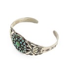 Southwest Signed Sterling Turquoise Snake Eye Cuff Ring Earring Lot of 5 S5419-4 — photo 2