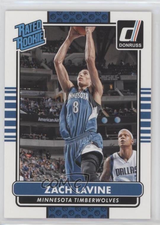 2014-15 Panini Donruss Rated Rookies Zach LaVine #221 4f9