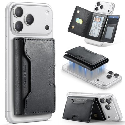 MagSafe RFID 7-Slot Kickstand Wallet (1 Full View Clear Window Included)