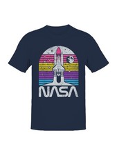 Officially Licensed Nasa Retro Space Shuttle Men's T-shirt