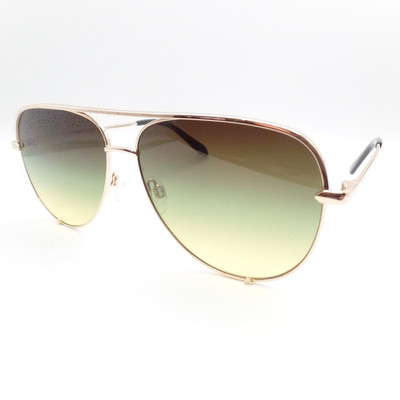 Quay High Key Twist Gold Pistachio Glow Sunglasses Authentic New 81697